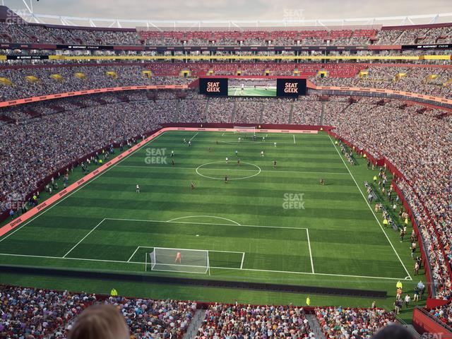 Northwest Stadium - Section Balcony 334 Seat View Northwest Stadium - Section Balcony 334 Seat View