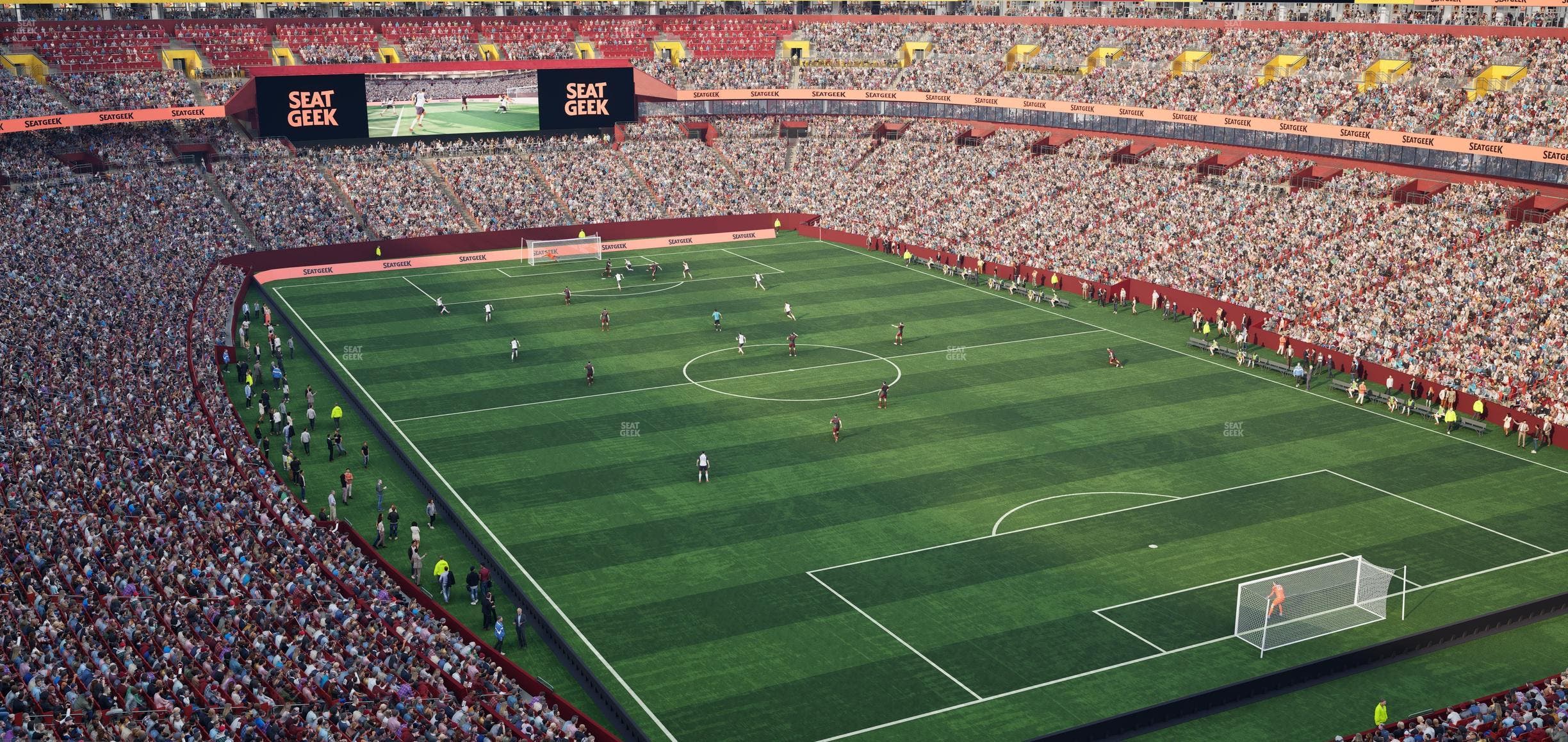 Northwest Stadium - Section Balcony 349 Seat View