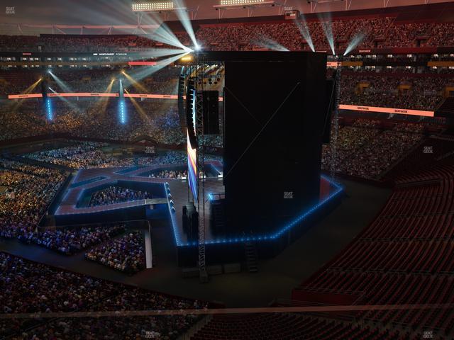 Northwest Stadium - Section Balcony 353 Seat View