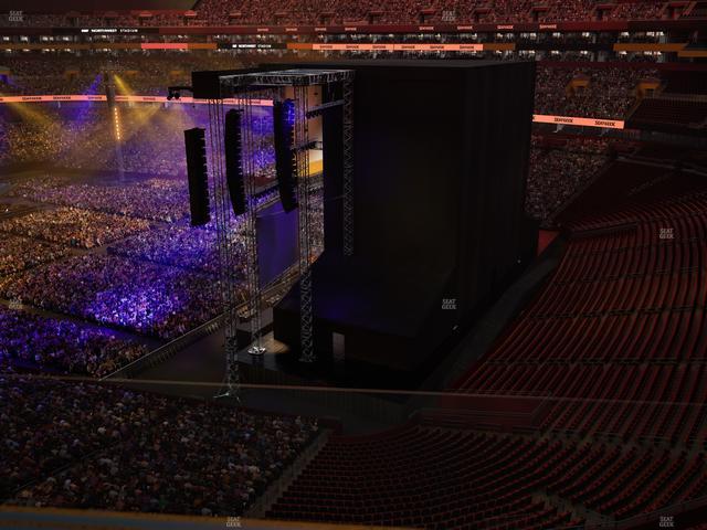 Northwest Stadium - Section Balcony 354 Seat View Northwest Stadium - Section Balcony 354 Seat View