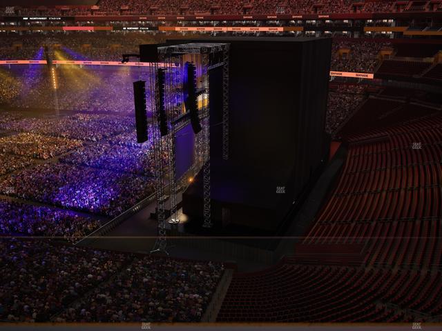 Northwest Stadium - Section Balcony 355 Seat View Northwest Stadium - Section Balcony 355 Seat View