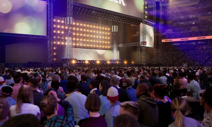 Northwest Stadium - Section Floor A 1 Seat View