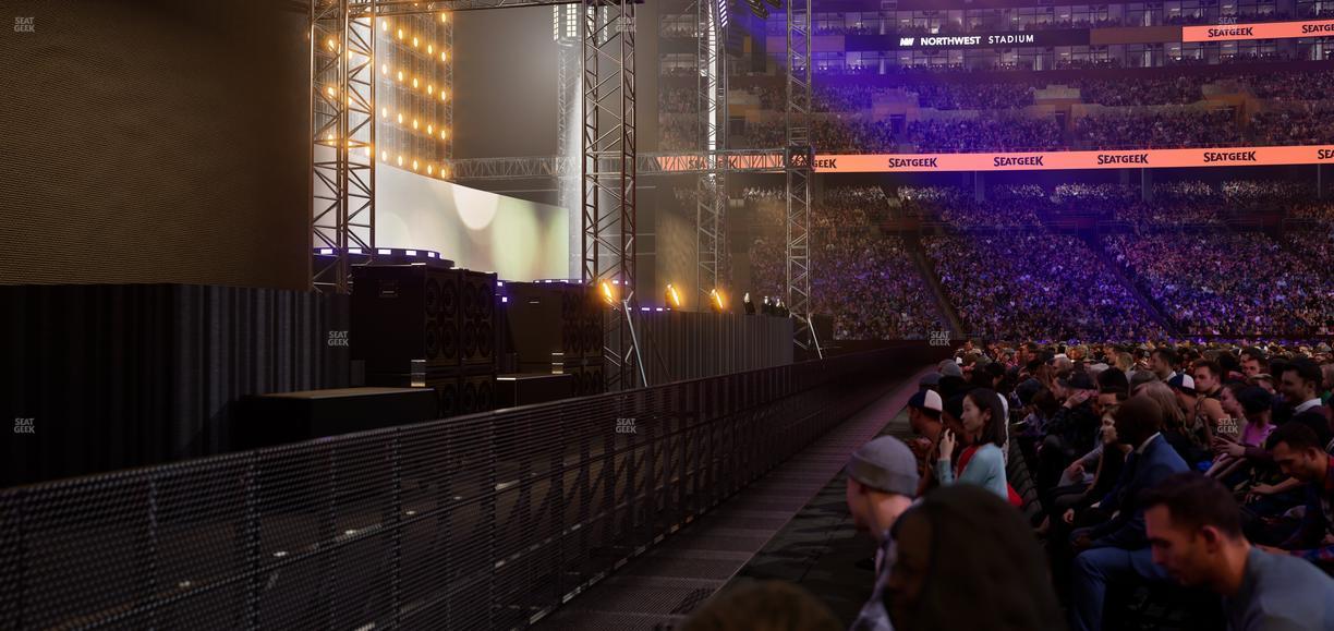 Northwest Stadium - Section Floor A 1 Seat View