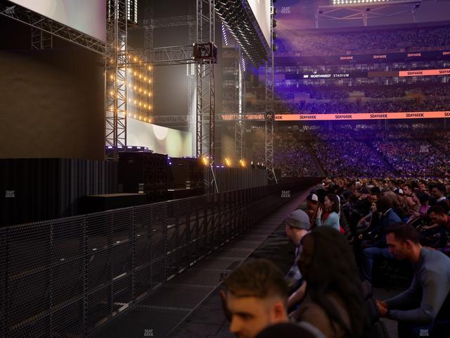 Northwest Stadium - Section Floor A 1 Seat View