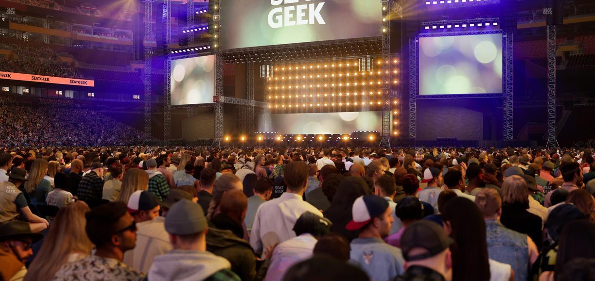 Northwest Stadium - Section Floor A 10 Seat View