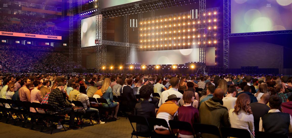 Northwest Stadium - Section Floor A 10 Seat View