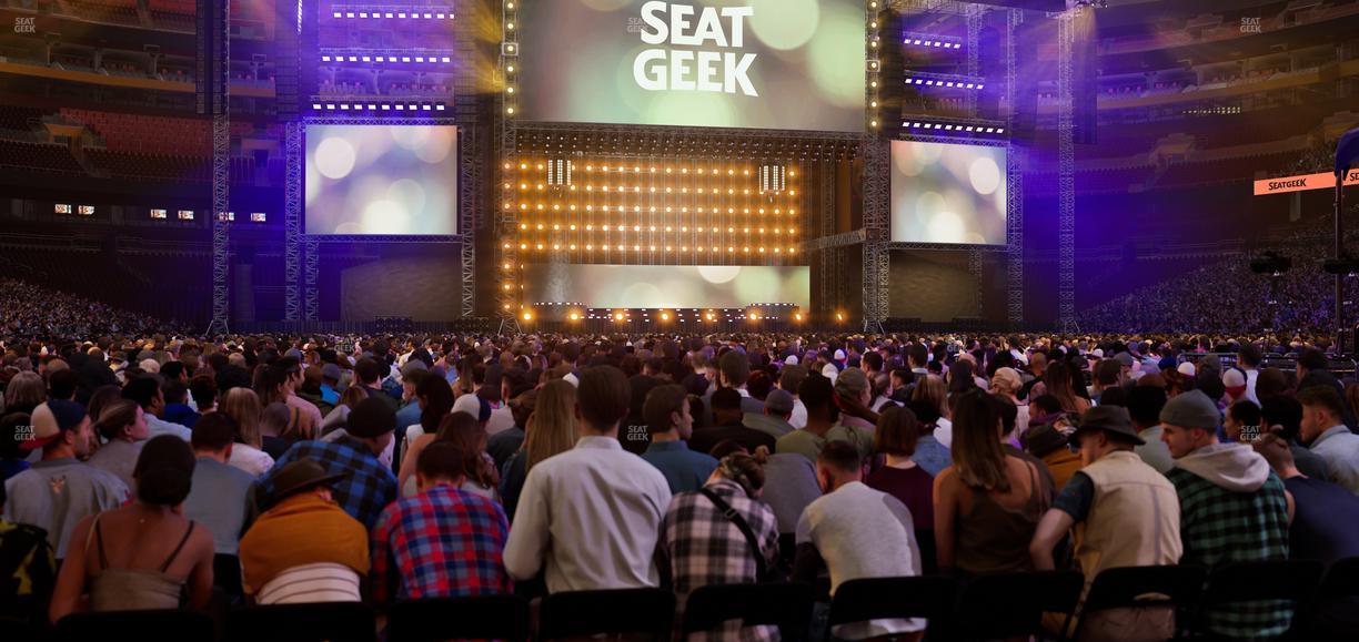 Northwest Stadium - Section Floor A 12 Seat View