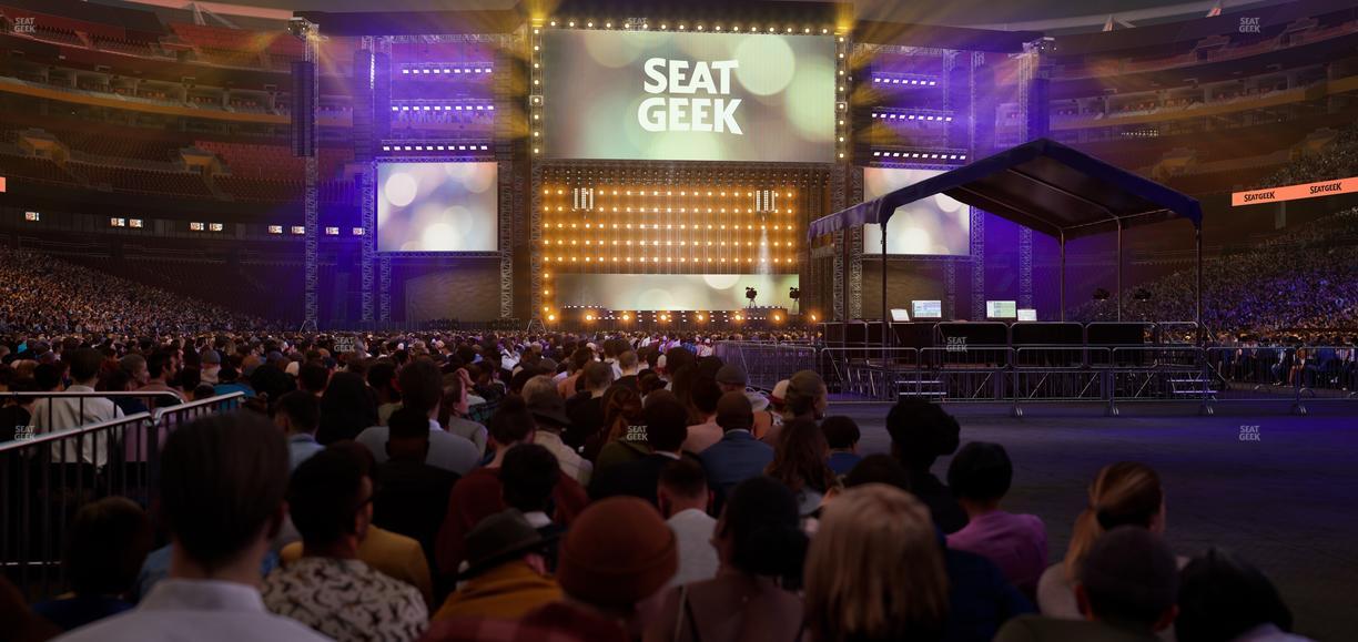 Northwest Stadium - Section Floor A 12 Seat View