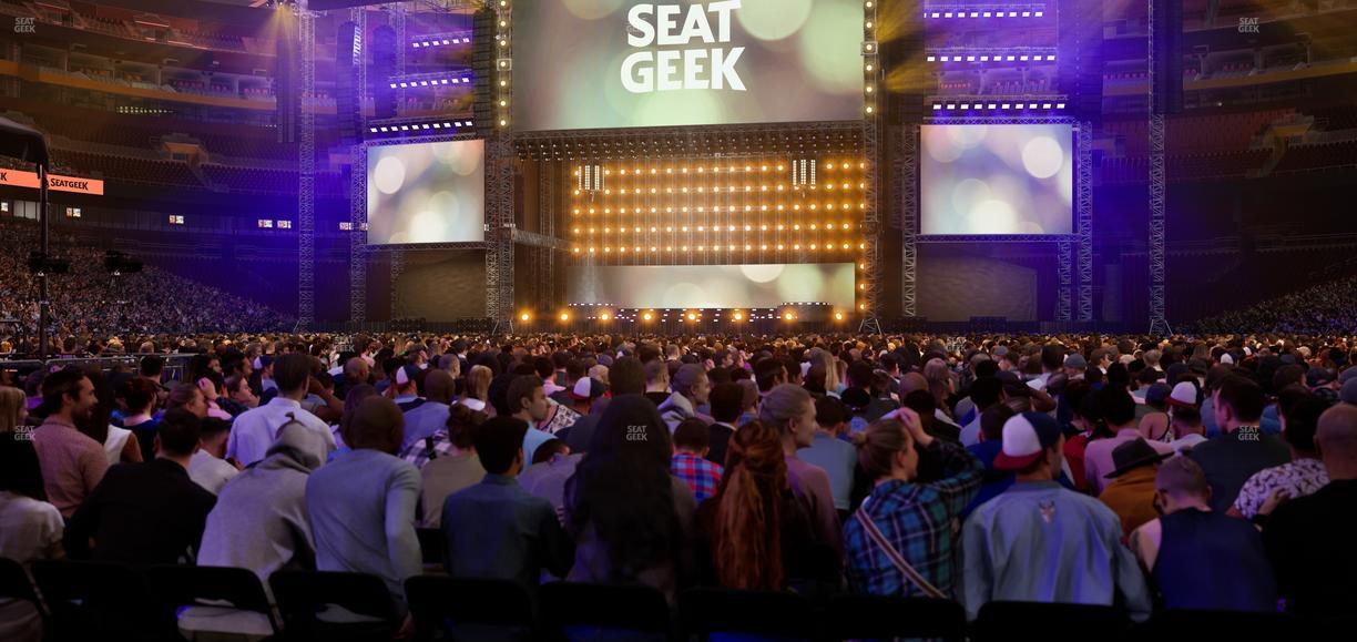 Northwest Stadium - Section Floor A 14 Seat View