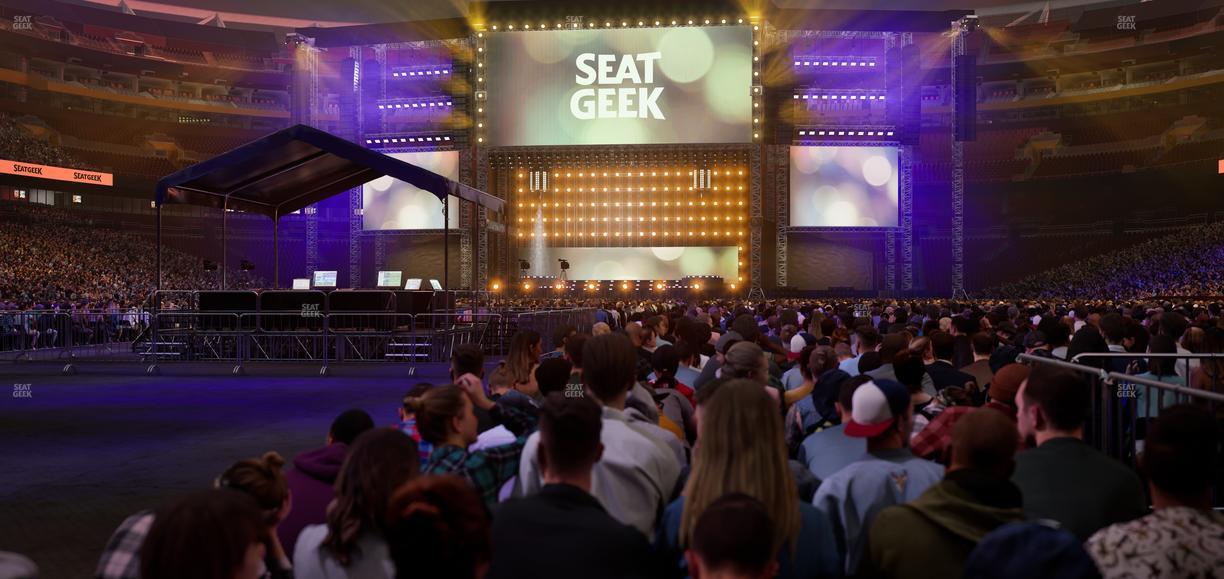 Northwest Stadium - Section Floor A 14 Seat View