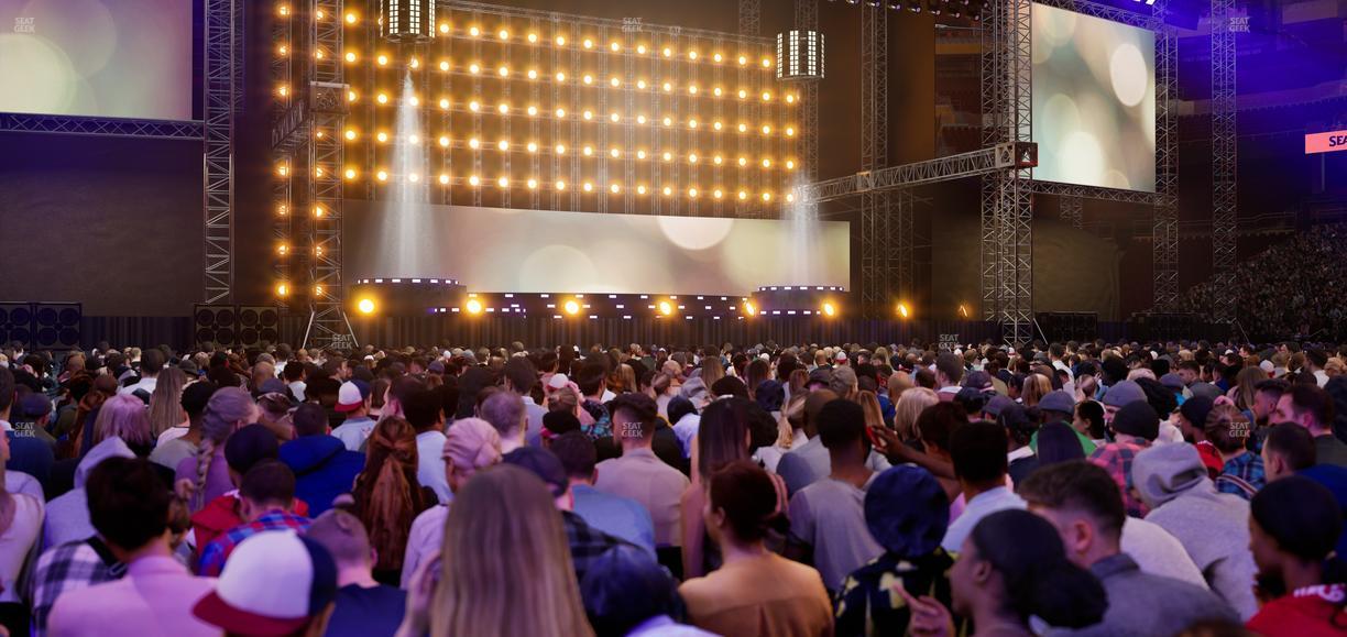 Northwest Stadium - Section Floor A 2 Seat View
