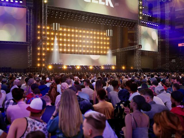 Northwest Stadium - Section Floor A 2 Seat View