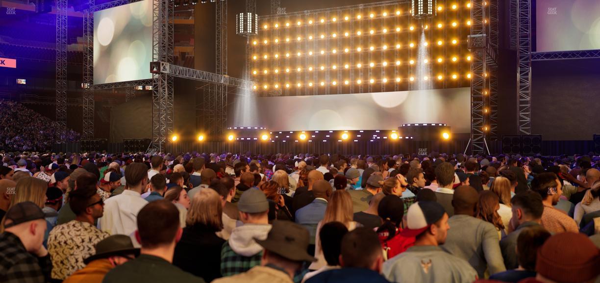 Northwest Stadium - Section Floor A 4 Seat View