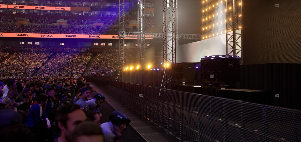 Northwest Stadium - Section Floor A 5 Seat View