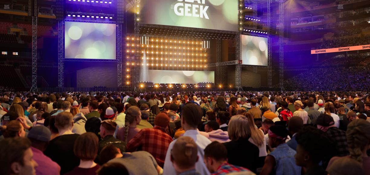 Northwest Stadium - Section Floor A 6 Seat View