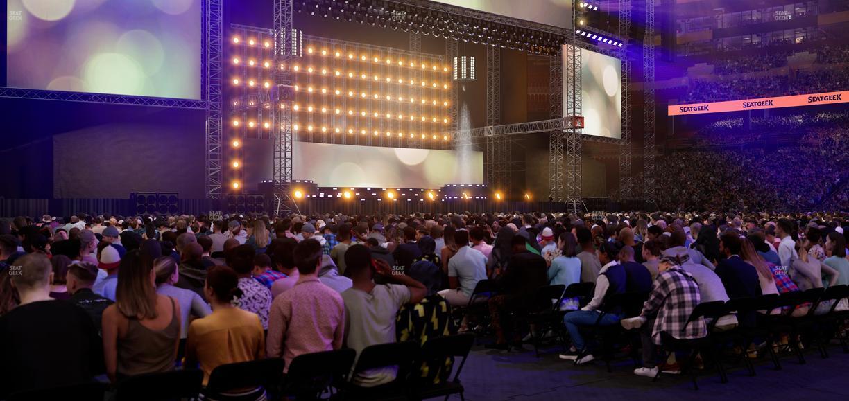 Northwest Stadium - Section Floor A 6 Seat View