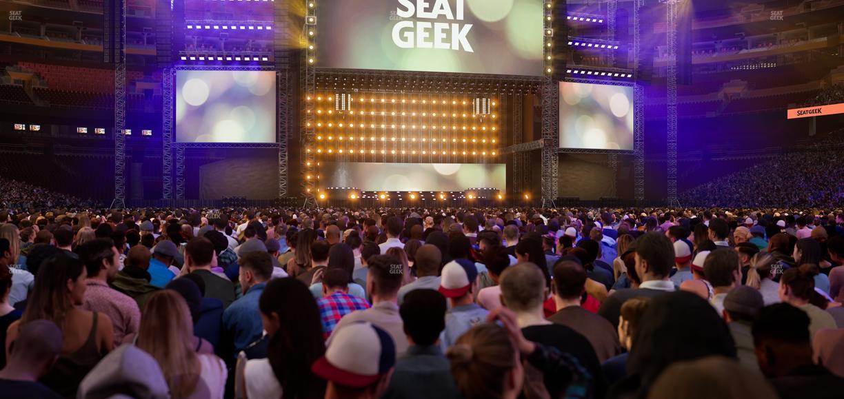 Northwest Stadium - Section Floor A 7 Seat View