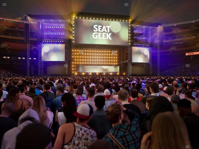 Northwest Stadium - Section Floor A 7 Seat View
