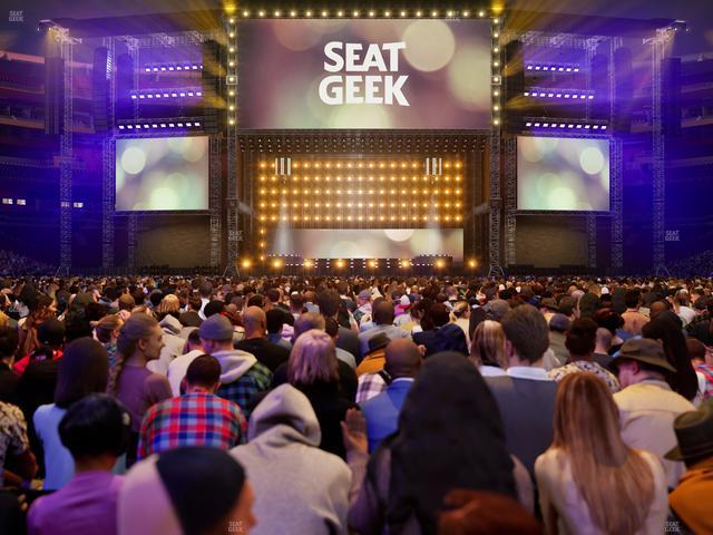 Northwest Stadium - Section Floor A 8 Seat View