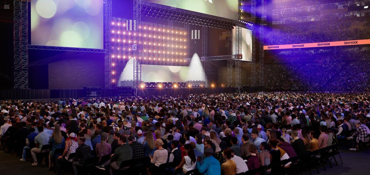 Northwest Stadium - Section Floor Ada Seat View