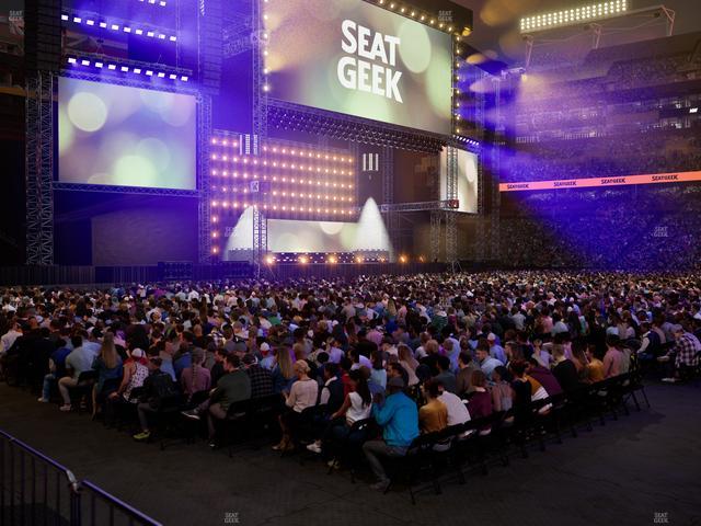 Northwest Stadium - Section Floor Ada Seat View