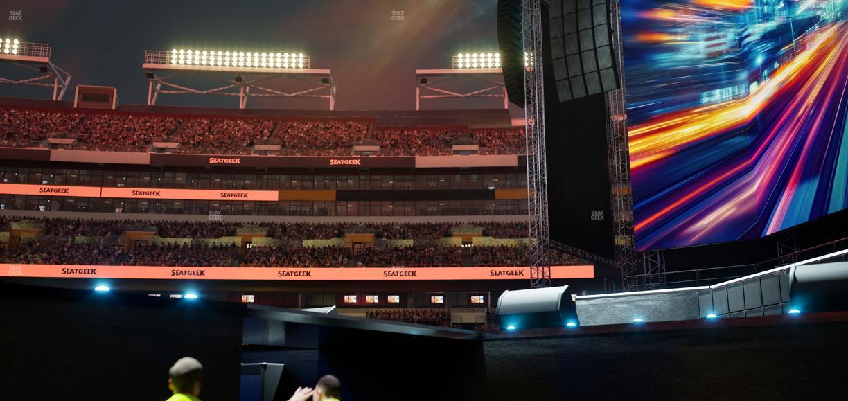Northwest Stadium - Section Floor B Seat View