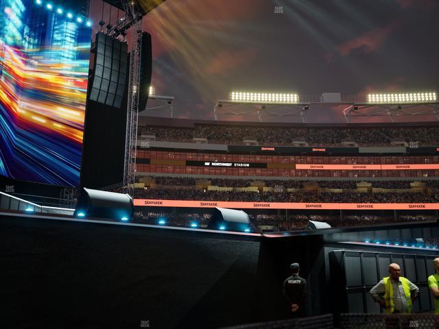 Northwest Stadium - Section Floor L Seat View