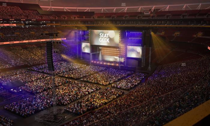 Northwest Stadium - Section Loge Suite East 389 Seat View