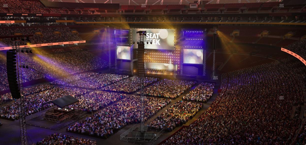 Northwest Stadium - Section Loge Suite East 395 Seat View