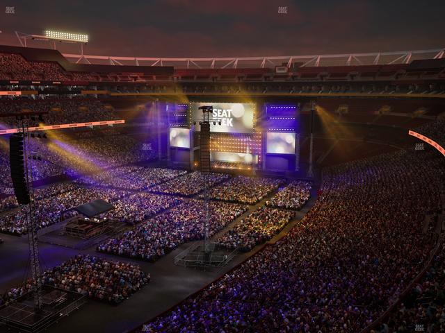 Northwest Stadium - Section Loge Suite East 395 Seat View