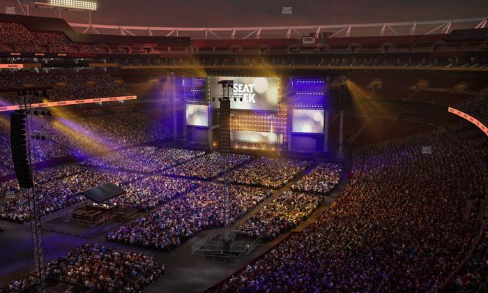 Northwest Stadium - Section Loge Suite East 395 Seat View