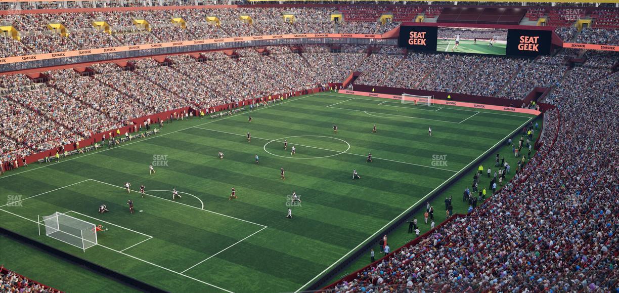 Northwest Stadium - Section Loge Suite East 395 Seat View