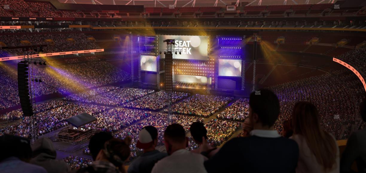 Northwest Stadium - Section Loge Suite East 395 Seat View