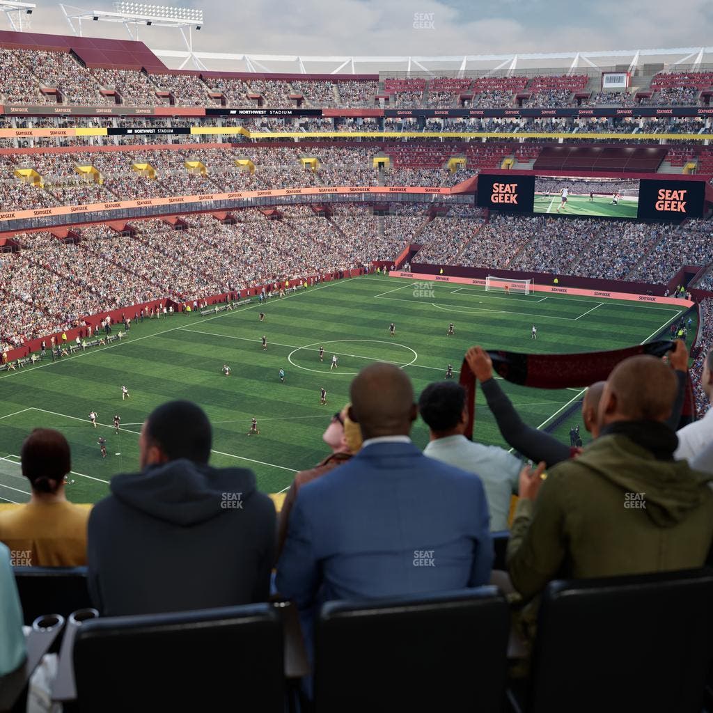 Northwest Stadium - Section Loge Suite East 396 Seat View