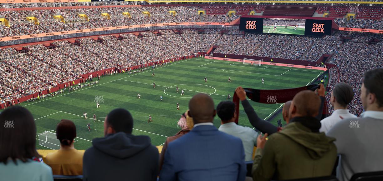 Northwest Stadium - Section Loge Suite East 396 Seat View