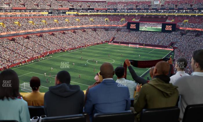 Northwest Stadium - Section Loge Suite East 396 Seat View