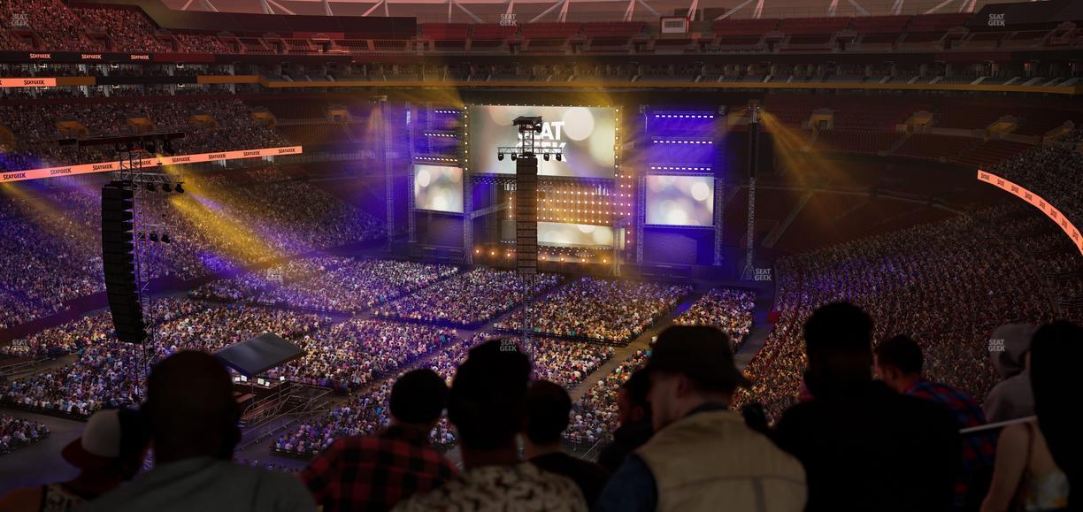 Northwest Stadium - Section Loge Suite East 396 Seat View