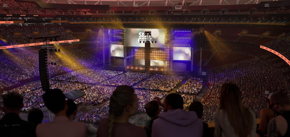 Northwest Stadium - Section Loge Suite East 397 Seat View