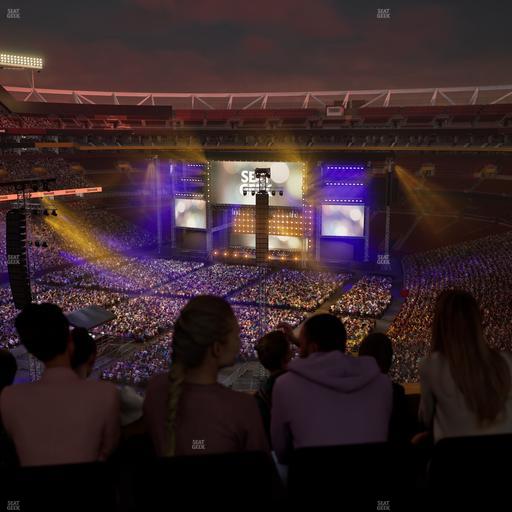 Northwest Stadium - Section Loge Suite East 397 Seat View