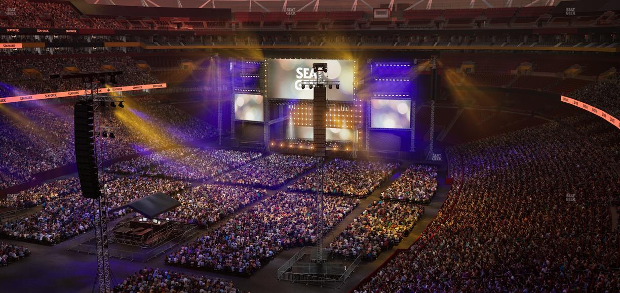 Northwest Stadium - Section Loge Suite East 397 Seat View