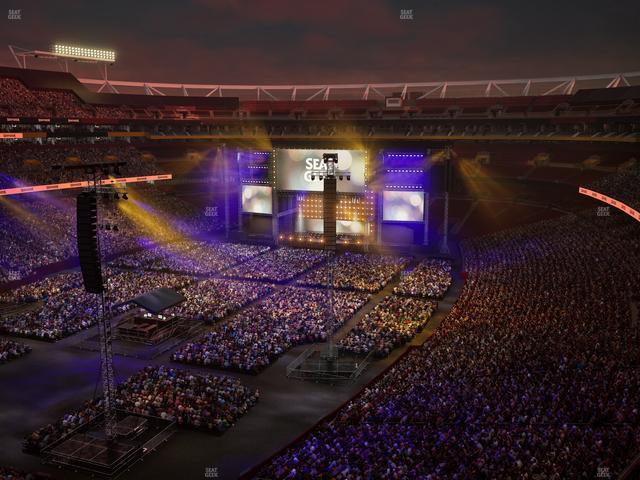 Northwest Stadium - Section Loge Suite East 397 Seat View