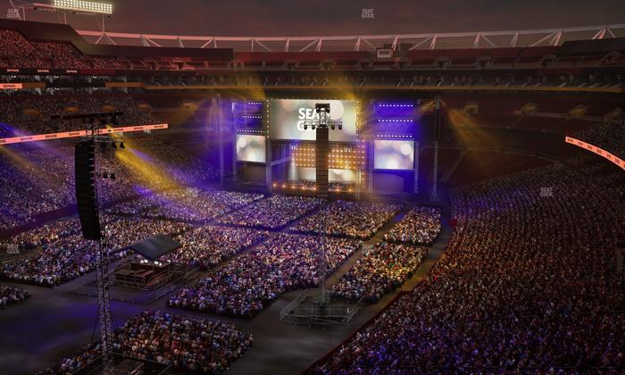 Northwest Stadium - Section Loge Suite East 397 Seat View