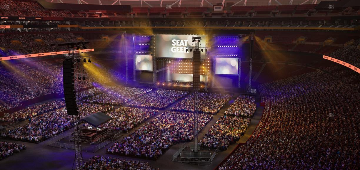 Northwest Stadium - Section Loge Suite East 398 Seat View