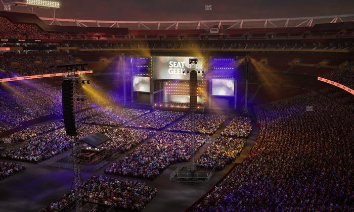 Northwest Stadium - Section Loge Suite East 398 Seat View