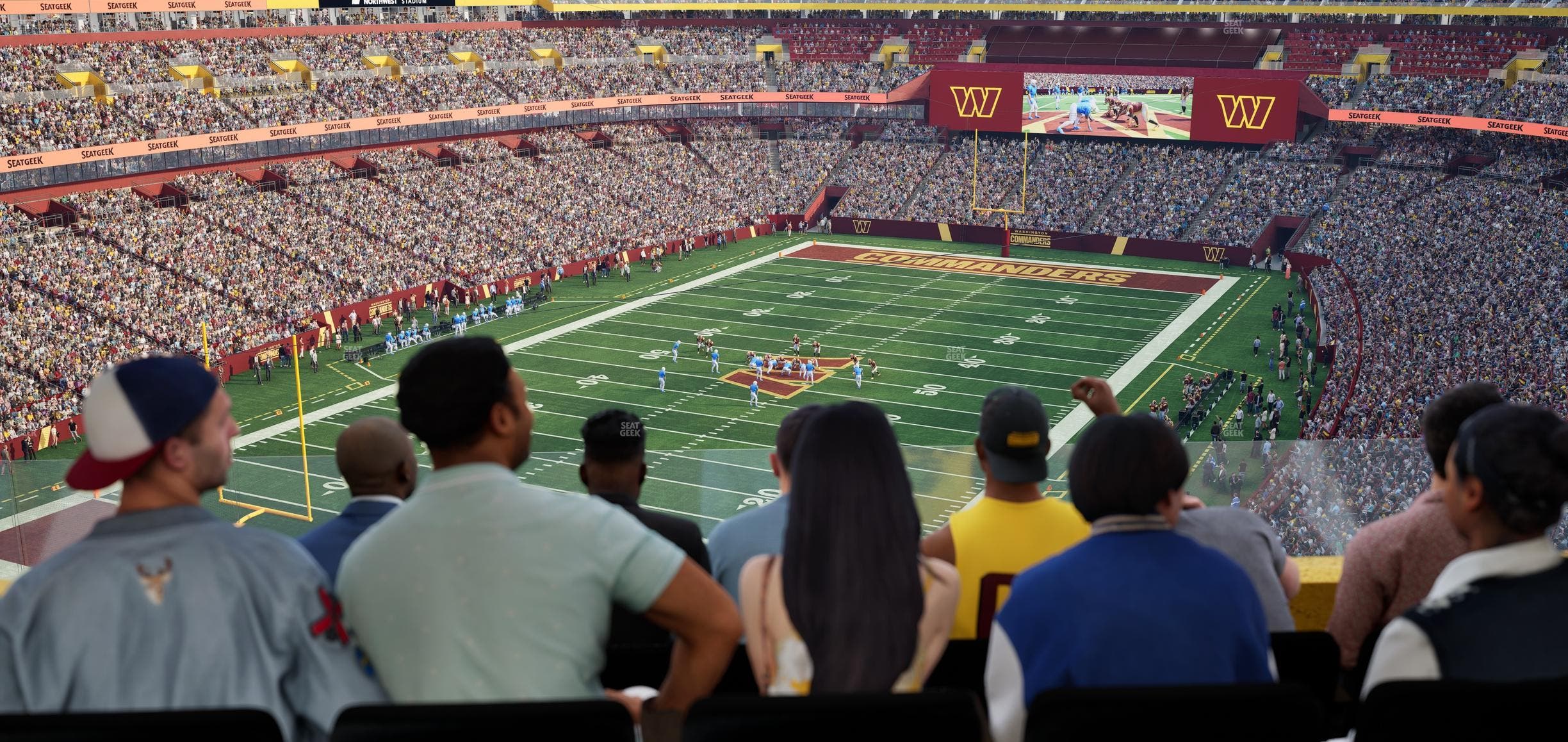 Northwest Stadium - Section Loge Suite East 398 Seat View