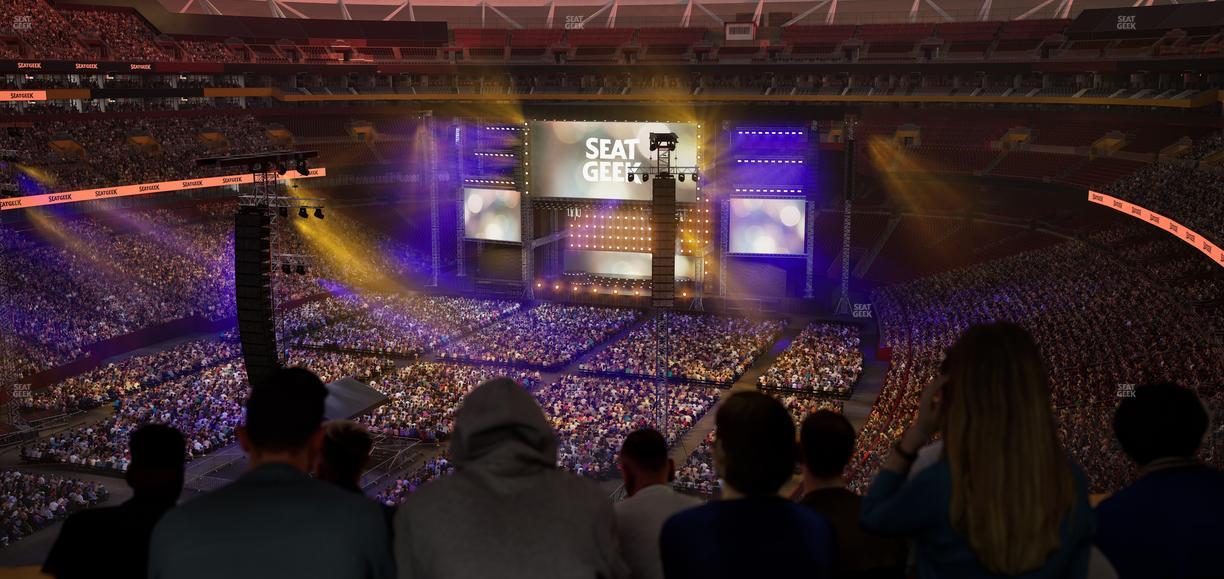 Northwest Stadium - Section Loge Suite East 398 Seat View