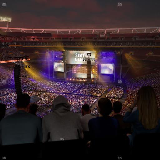 Northwest Stadium - Section Loge Suite East 398 Seat View