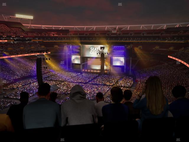 Northwest Stadium - Section Loge Suite East 398 Seat View