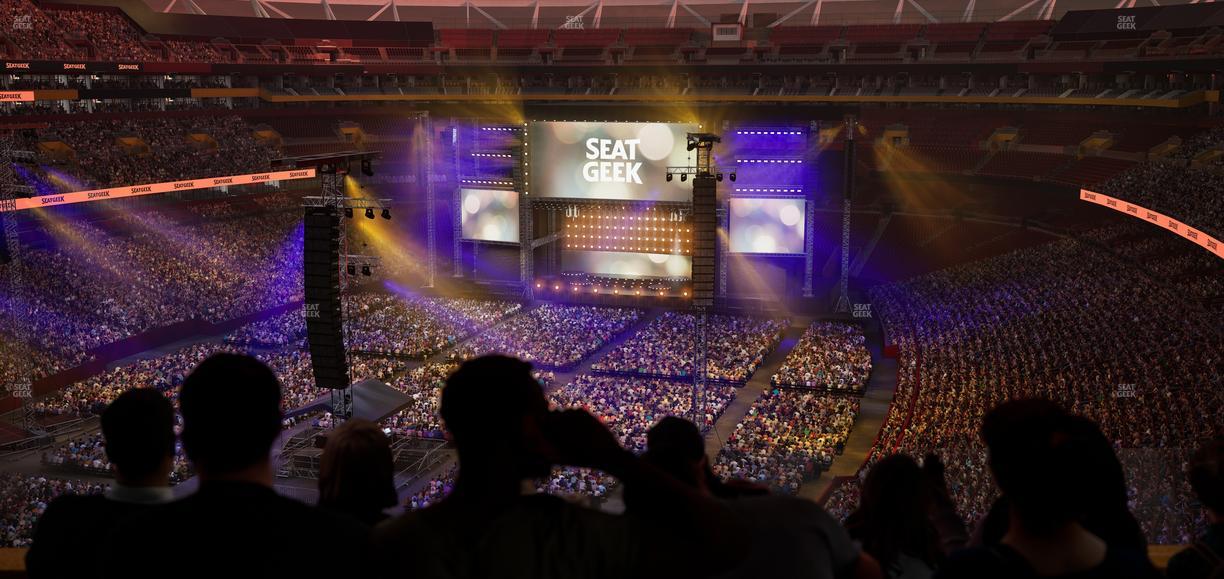 Northwest Stadium - Section Loge Suite East 399 Seat View