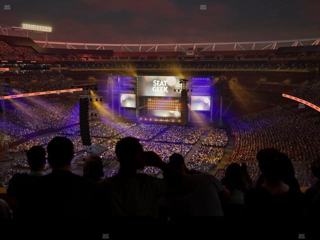 Northwest Stadium - Section Loge Suite East 399 Seat View